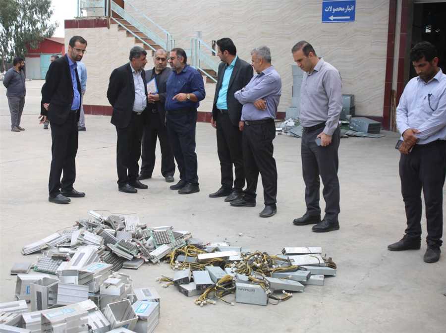 امحاء ۱۳۰۰ ماینر غیرمجاز در مازندران